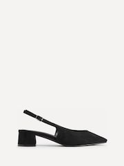 Linzi Black Aire Slingback Court Heels - Image 2 of 5