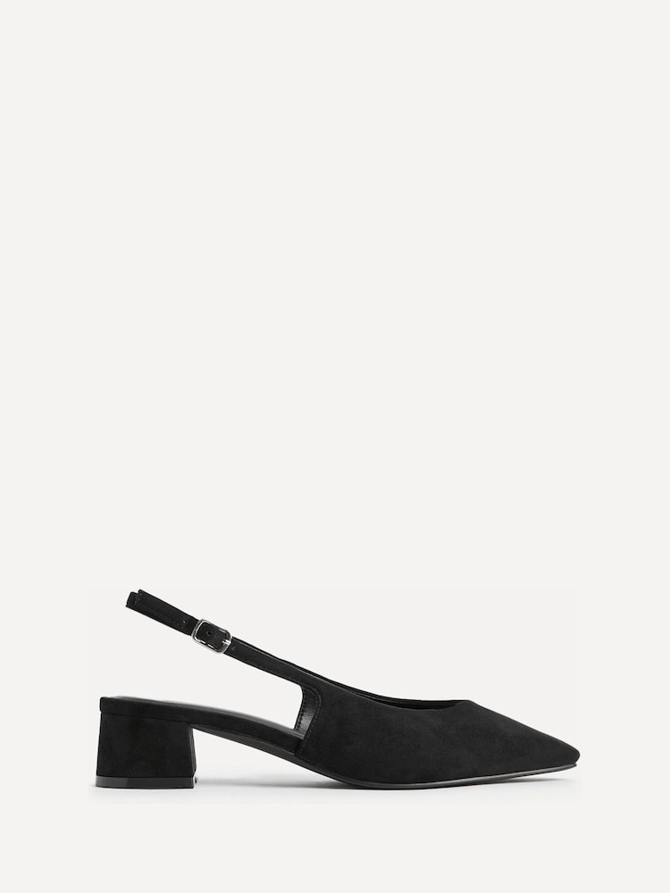 Linzi Black Aire Slingback Court Heels - Image 2 of 5 Linzi Black Aire Slingback Court Heels - Image 2 of 5