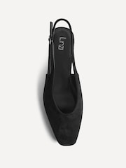 Linzi Black Aire Slingback Court Heels - Image 4 of 5