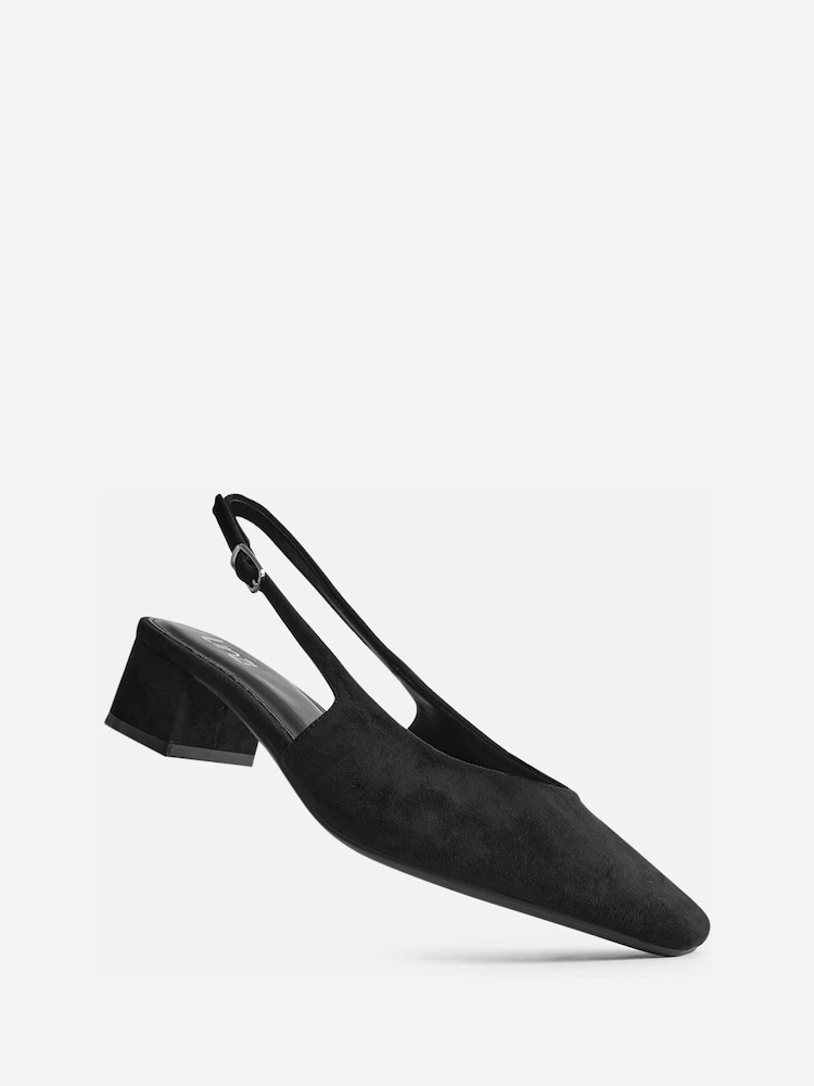 Linzi Black Aire Slingback Court Heels - Image 5 of 5 Linzi Black Aire Slingback Court Heels - Image 5 of 5