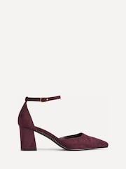 Linzi Red Manifest Closed Back Court Heel Shoes - Image 2 of 5
