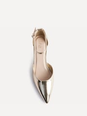 Linzi Gold Manifest Closed Back Court Heel Shoes - Image 4 of 5