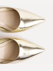 Linzi Gold Manifest Closed Back Court Heel Shoes - Image 5 of 5