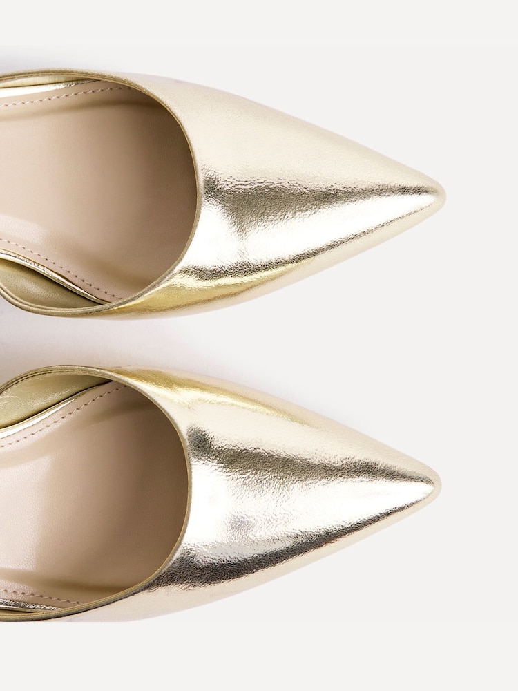 Linzi Gold Manifest Closed Back Court Heel Shoes - Image 5 of 5 Linzi Gold Manifest Closed Back Court Heel Shoes - Image 5 of 5