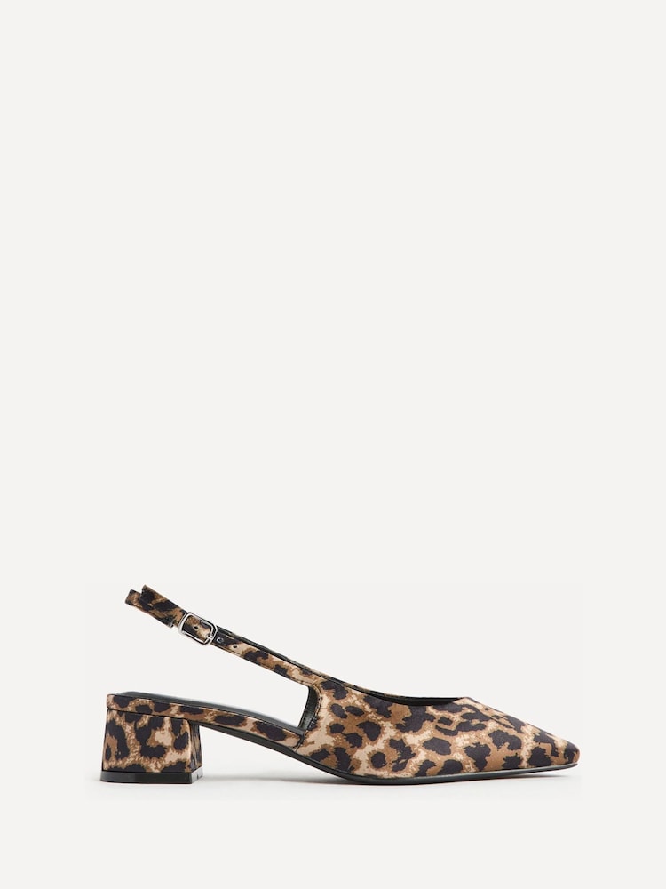 Linzi Animal Aire Slingback Court Heels - Image 2 of 5 Linzi Animal Aire Slingback Court Heels - Image 2 of 5