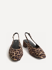 Linzi Animal Aire Slingback Court Heels - Image 3 of 5