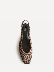 Linzi Animal Aire Slingback Court Heels - Image 4 of 5