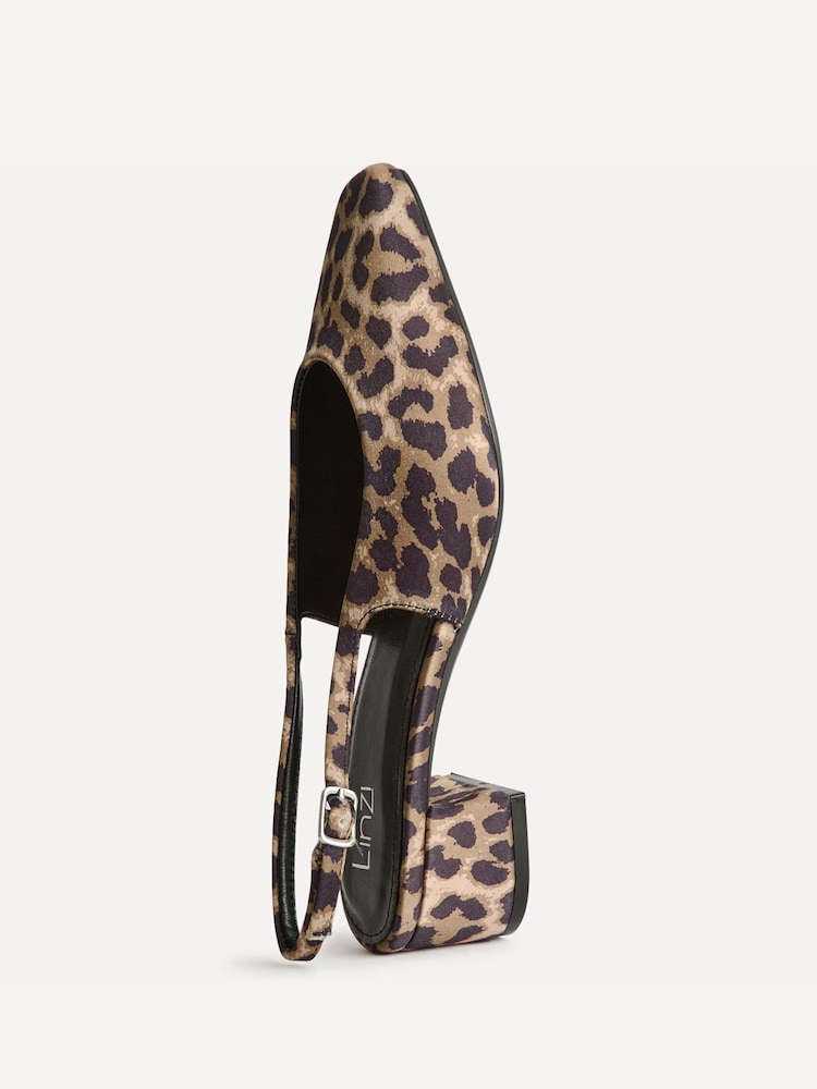 Linzi Animal Aire Slingback Court Heels - Image 5 of 5 Linzi Animal Aire Slingback Court Heels - Image 5 of 5