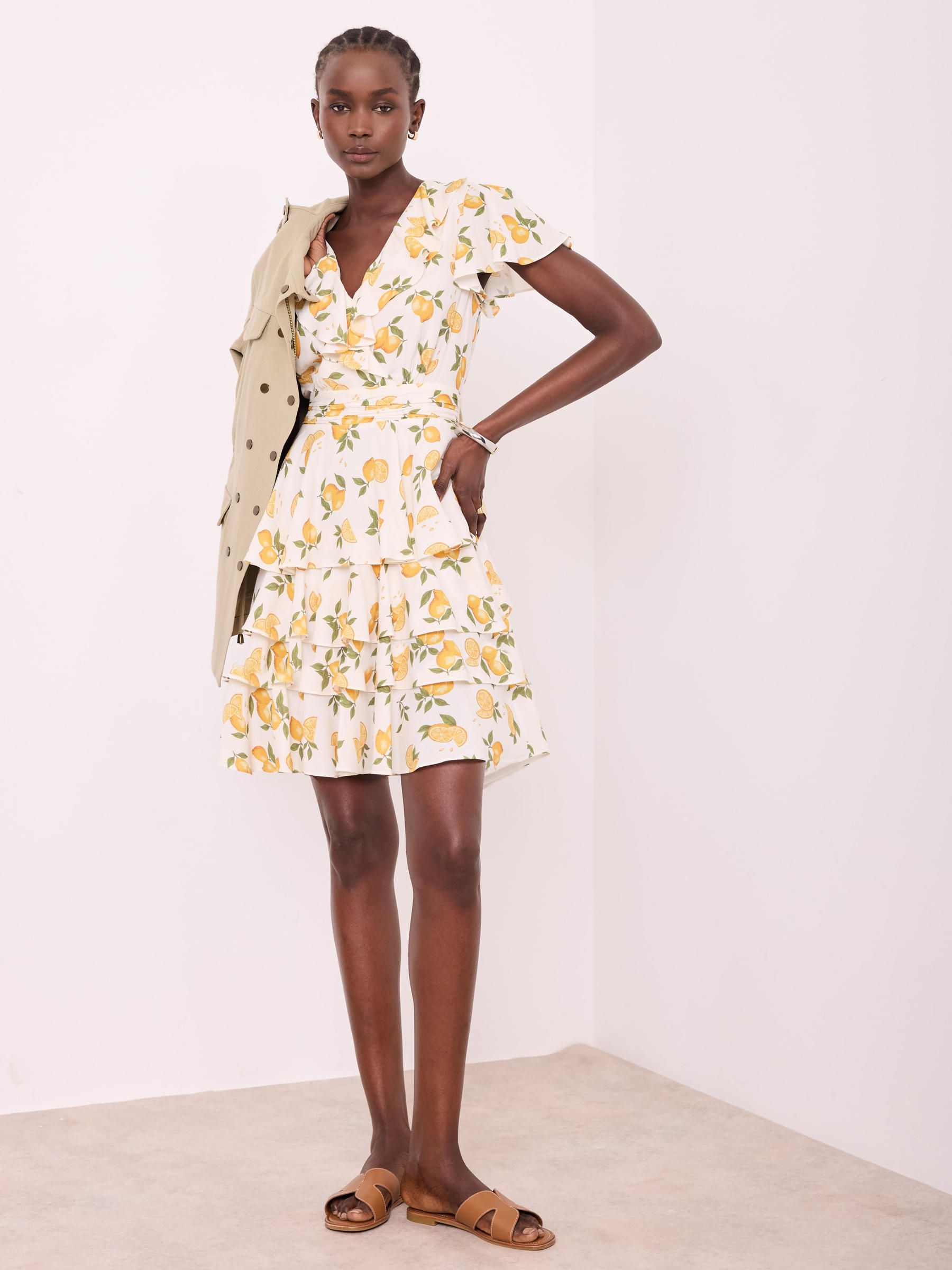 Buy Mint Velvet Yellow Print Mini Dress from Next USA