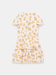 Mint Velvet Yellow Print Mini Dress - Image 7 of 7