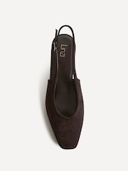 Linzi Brown Aire Slingback Court Heels - Image 4 of 5