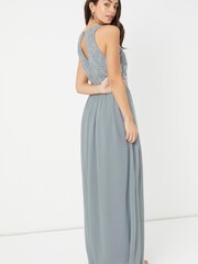 Angeleye Grey Embellished Maxi Dress - Image 2 of 4