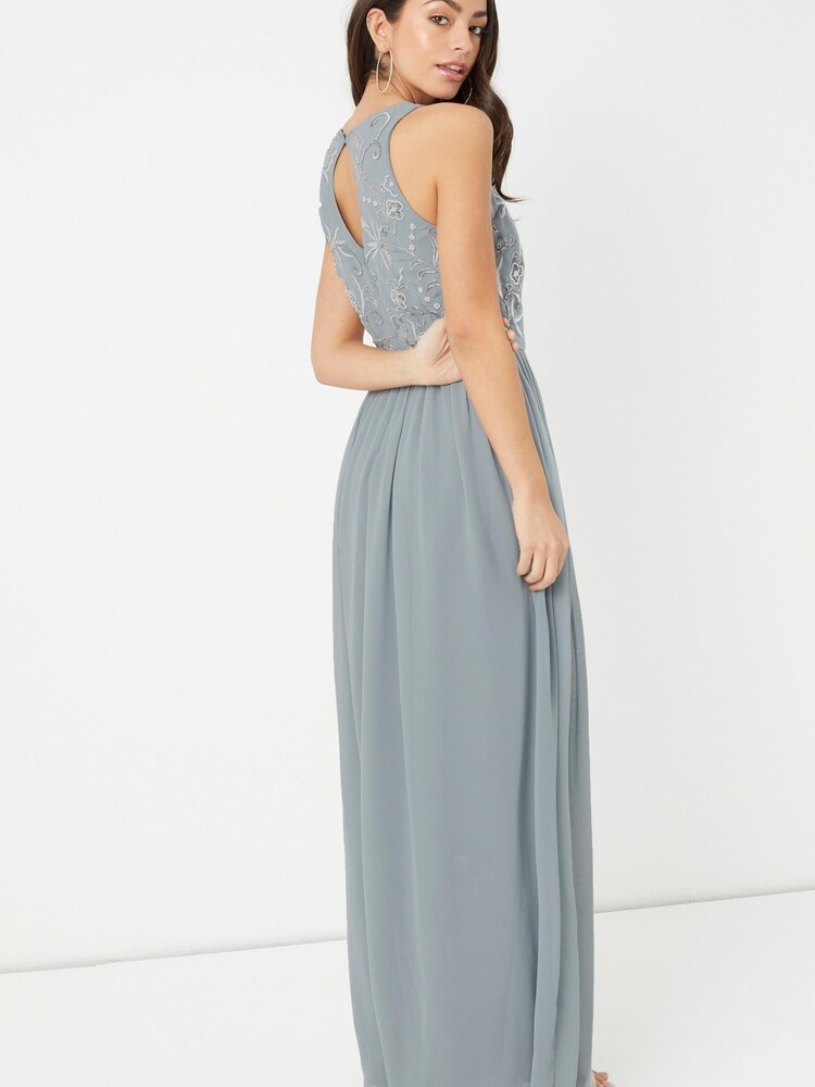 Angeleye Grey Embellished Maxi Dress - Image 2 of 4