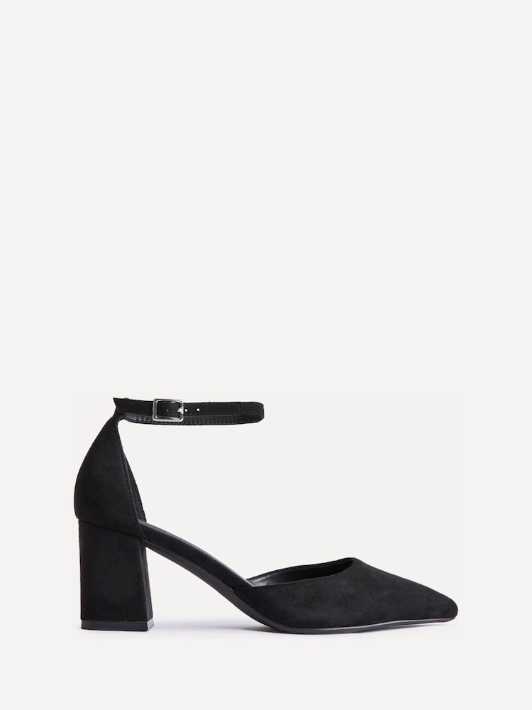 Linzi Black Manifest Closed Back Court Heel Shoes - Image 2 of 5
