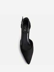 Linzi Black Manifest Closed Back Court Heel Shoes - Image 5 of 5