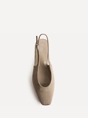 Linzi Natural Aire Slingback Court Heels - Image 5 of 6