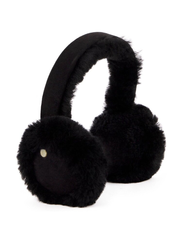 Just Sheepskin Black Harper Just Sheepskin Earmuff - Image 2 of 3