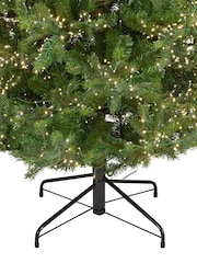 Everlands Green Warm White 7ft Grandis Pre-Lit Compact Light Christmas Tree - Image 6 of 6