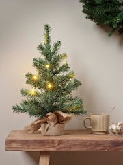 Everlands Green White Warm 1.5ft Imperial Pre-Lit Christmas Tree - Image 2 of 3