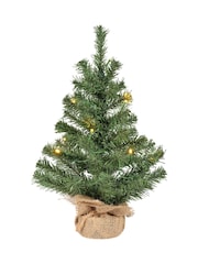 Everlands Green White Warm 1.5ft Imperial Pre-Lit Christmas Tree - Image 3 of 3