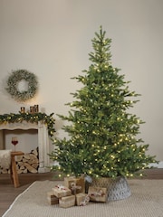 Everlands Green Warm White 7ft Grandis Pre-Lit Christmas Tree - Image 1 of 7