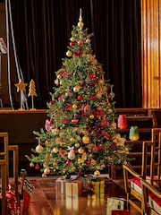 Everlands Green Warm White 7ft Grandis Pre-Lit Christmas Tree - Image 3 of 7