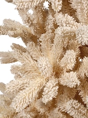 Everlands White 7ft Cosy Flocked Pre-Lit Christmas Tree - Image 6 of 8