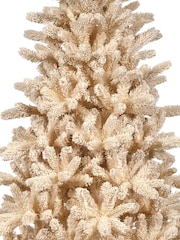 Everlands White 7ft Cosy Flocked Pre-Lit Christmas Tree - Image 7 of 8