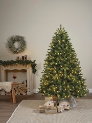 Everlands Green Warm White Multi 7ft Freiburg Pre Lit Colour-Switch Christmas Tree - Image 7 of 8