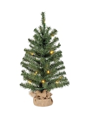 Everlands Green Warm White 2ft Imperial Pre-Lit Christmas Mini Tree - Image 3 of 3