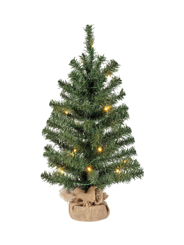Everlands Green Warm White 2ft Imperial Pre-Lit Christmas Mini Tree - Image 3 of 3 Everlands Green Warm White 2ft Imperial Pre-Lit Christmas Mini Tree - Image 3 of 3