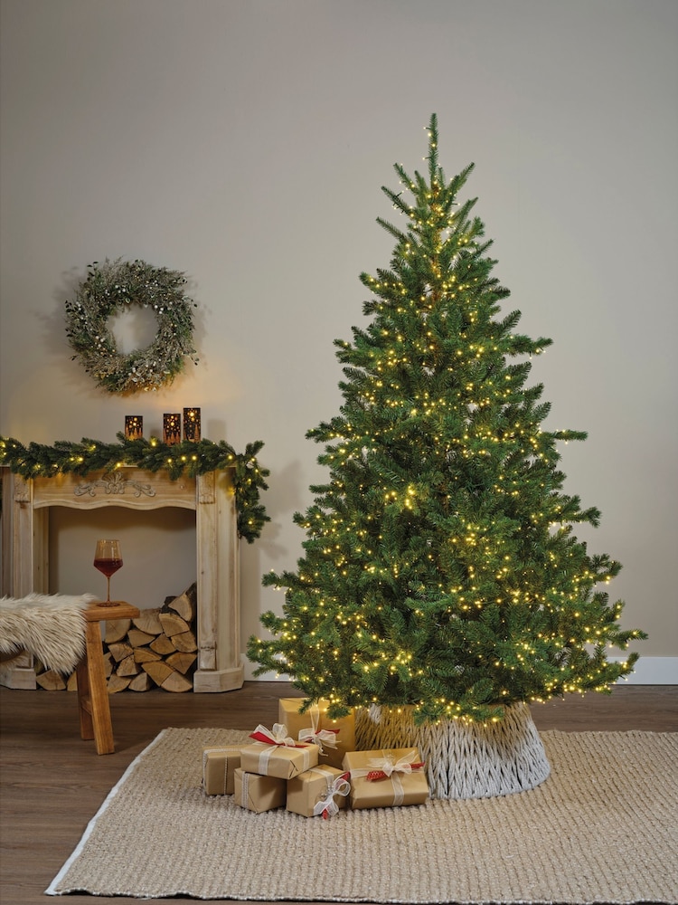 Everlands Green Warm White 7ft Alba Pre-Lit Christmas Tree - Image 1 of 6 Everlands Green Warm White 7ft Alba Pre-Lit Christmas Tree - Image 1 of 6