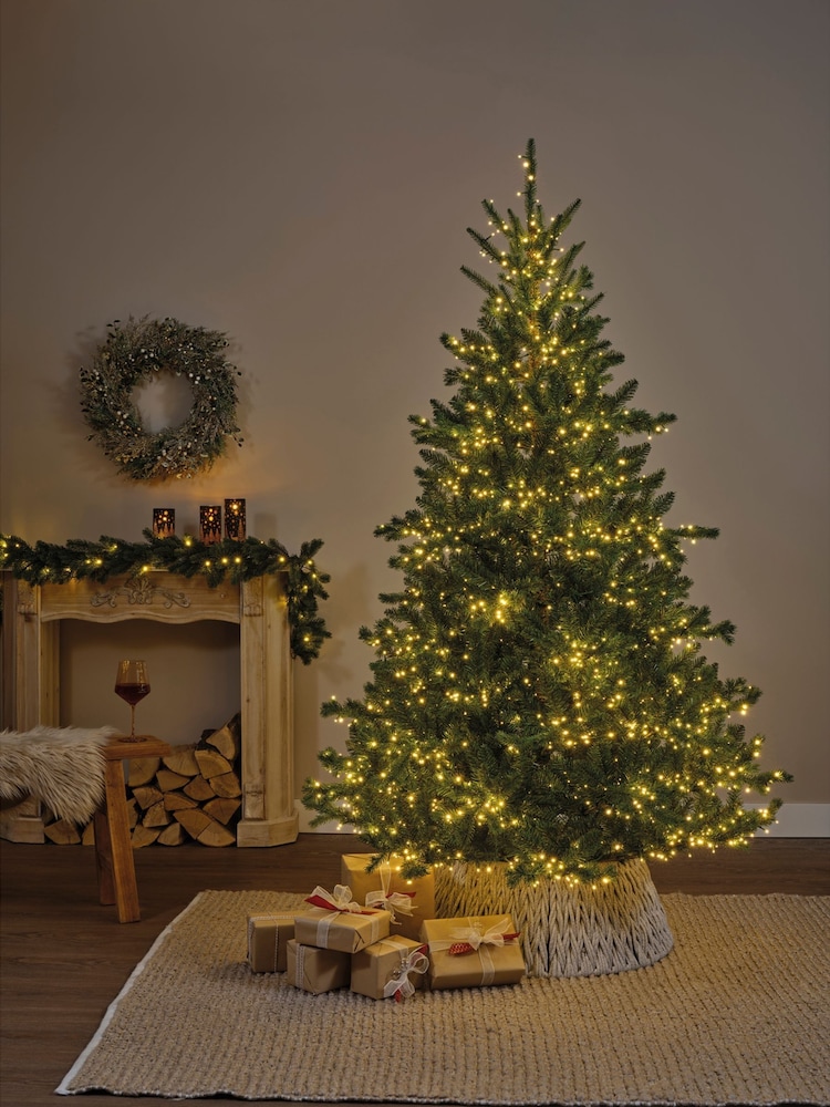 Everlands Green Warm White 7ft Alba Pre-Lit Christmas Tree - Image 2 of 6 Everlands Green Warm White 7ft Alba Pre-Lit Christmas Tree - Image 2 of 6