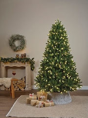Everlands Green Warm White Classic 7ft Bromont Pre Lit Colour-Switch Christmas Tree - Image 1 of 8