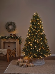 Everlands Green Warm White Classic 7ft Bromont Pre Lit Colour-Switch Christmas Tree - Image 4 of 8