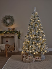 Everlands 6ft Imperial Snowy Pre-Lit Christmas Tree - Image 2 of 6