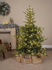 Everlands Green Warm White 5ft Grandis Pre-Lit Christmas Tree - Image 1 of 6