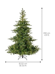 Everlands Green Warm White 5ft Grandis Pre-Lit Christmas Tree - Image 3 of 6