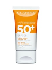 Clarins Dry Touch Sun Care Cream UVB/UVA SPF 50+ for Face 50ml - Image 1 of 1