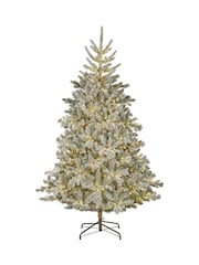 Everlands Green Warm White 7ft Alba Snowy Pre-Lit Christmas Tree - Image 3 of 6