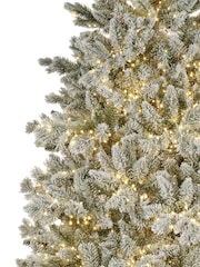Everlands Green Warm White 7ft Alba Snowy Pre-Lit Christmas Tree - Image 4 of 6