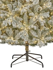 Everlands Green Warm White 7ft Alba Snowy Pre-Lit Christmas Tree - Image 6 of 6