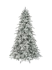 Everlands Green White 7ft Levi Snowy Pre-Lit Christmas Tree - Image 3 of 6