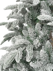 Everlands Green White 7ft Levi Snowy Pre-Lit Christmas Tree - Image 4 of 6