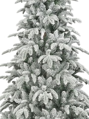 Everlands Green White 7ft Levi Snowy Pre-Lit Christmas Tree - Image 5 of 6