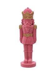 Cath Kidston Pink Flocked Christmas Nutcracker Decoration - Image 4 of 4