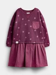 JoJo Maman Bébé Purple Combo Dress - Image 1 of 4