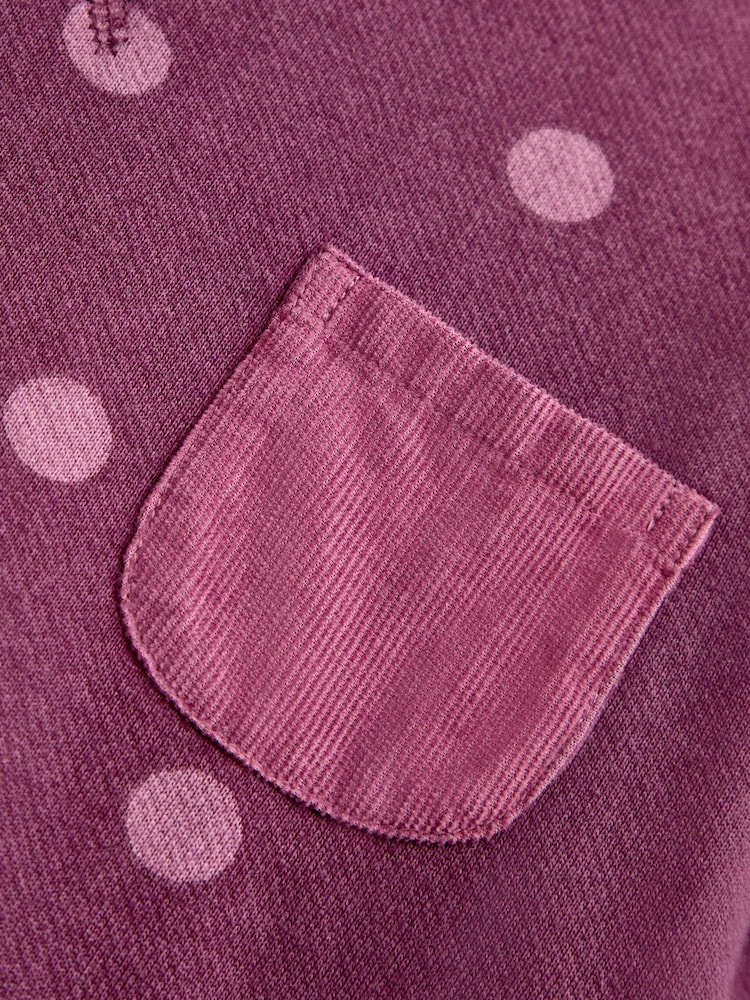 JoJo Maman Bébé Purple Combo Dress - Image 4 of 4 JoJo Maman Bébé Purple Combo Dress - Image 4 of 4