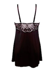 Pour Moi Black Pink Opulence Chemise - Image 4 of 4
