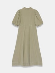 Mint Velvet Green Utility Midi Shirt Dress - Image 7 of 7